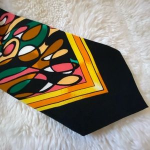 Rush Limbaugh No Boundaries Collection Tie Necktie Colorful 100% Silk